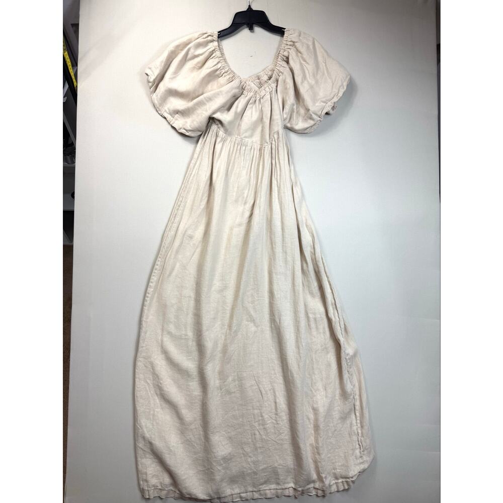 LoboRosa Long off the shoulder linen  maxi dress Small - Picture 6 of 6